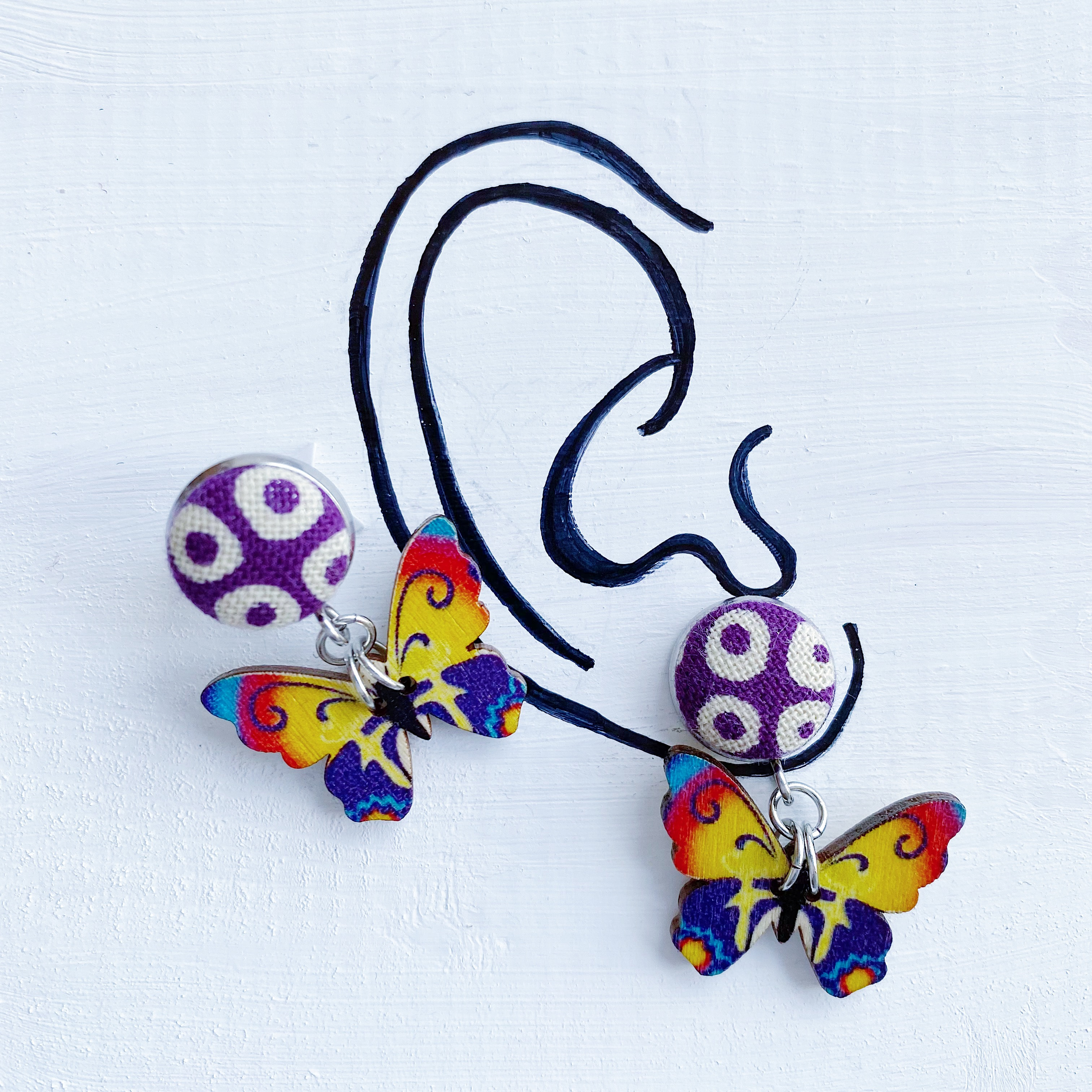 Make Your Own Paper Quilled Butterfly Earrings - Honey's Quilling | Paper quilling  jewelry, Paper quilling earrings, Quilled jewellery
